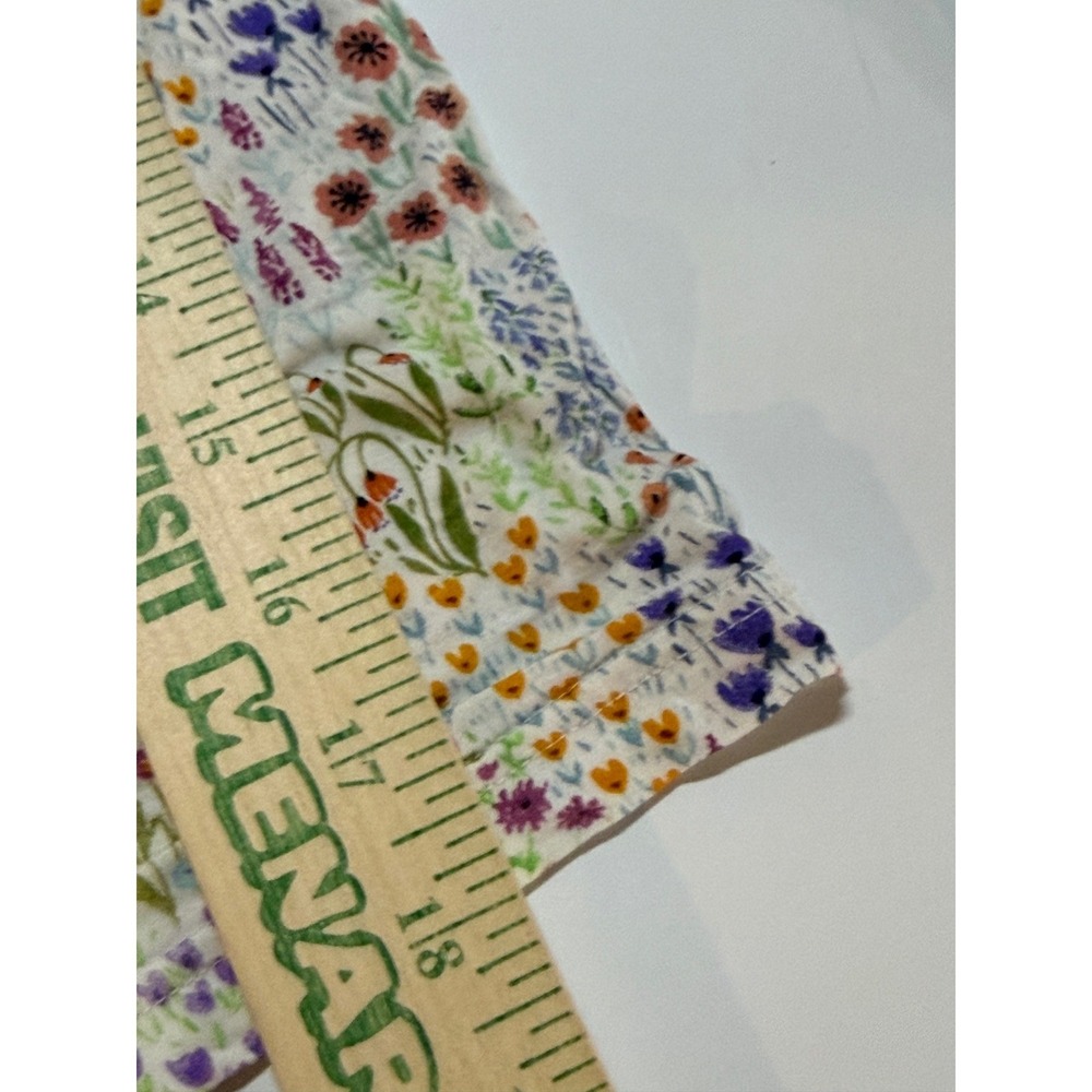 Little Sleepies Flower Fields Bamboo Pajama Set Purple Floral  Girls 7/8 Cottage - Picture 16 of 16